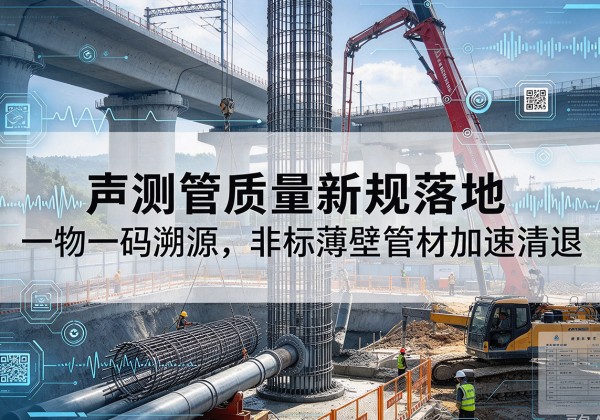 吴起声测管质量新规落地，一物一码溯源，非标薄壁管材加速清退